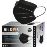 Bildos® Melt-Blown Fabric 100 Black Masks Pack